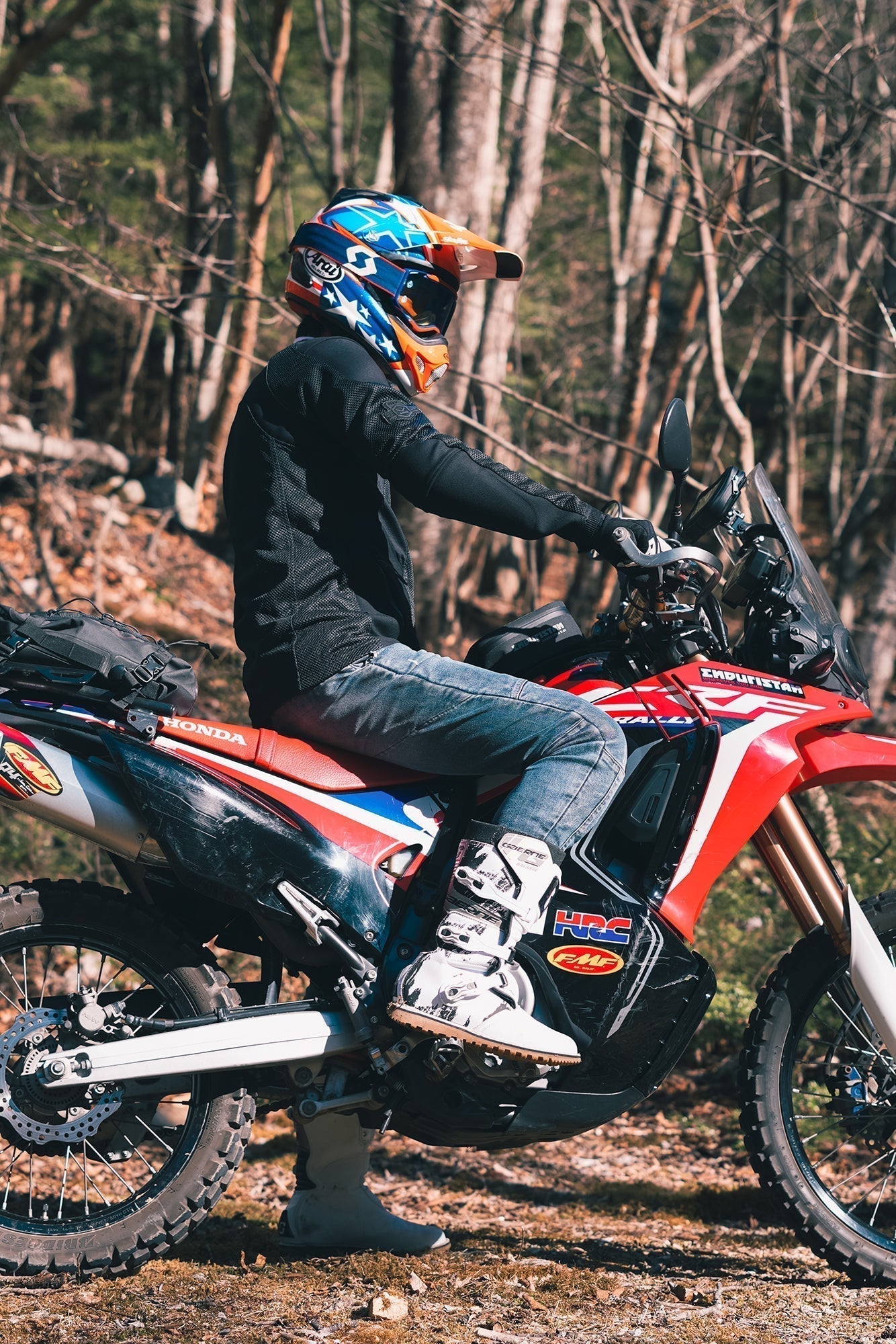 hmr_0121｜HONDA CRF250RALLY｜林道｜ENDURISTAN XSベースパック 