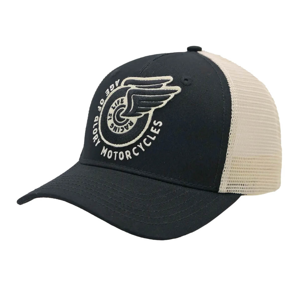 トラッカーキャップ チャンプ ブラック/エクリュ