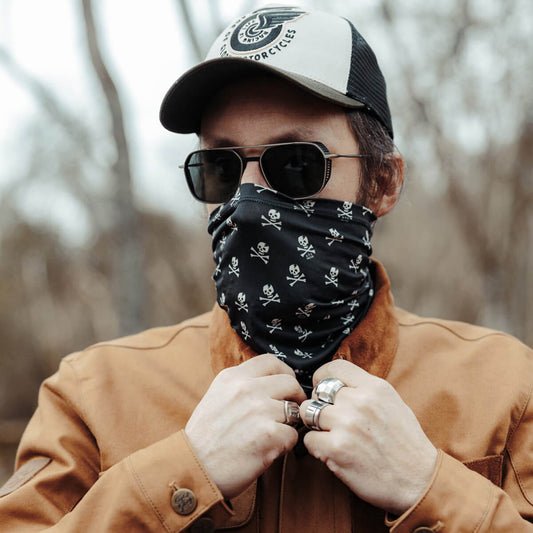 Marauder Neck Tube Black/Ecru