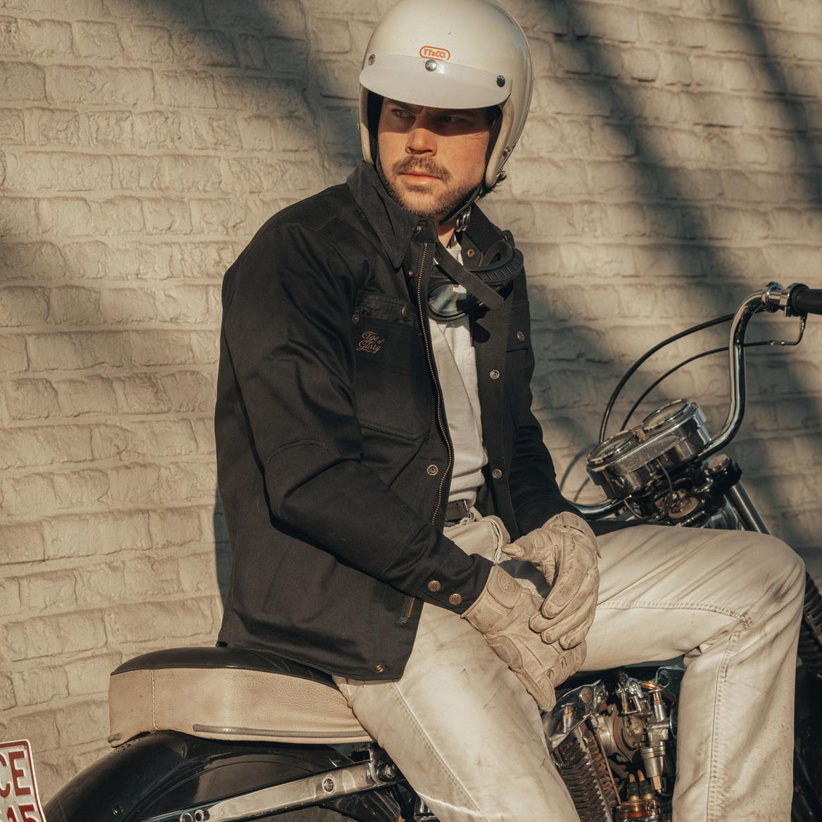 ラナウェイ ライディング シャツ ブラック