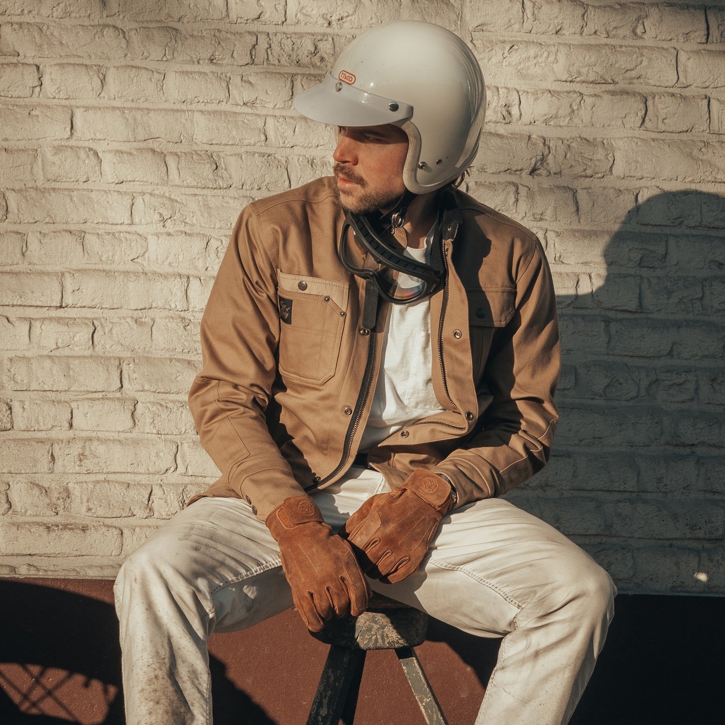 ラナウェイ ライディング シャツ デザート カーキ