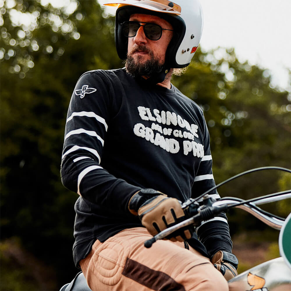 エイジオブグローリー エルシノア グランプリ - バイク 長袖 Tシャツ