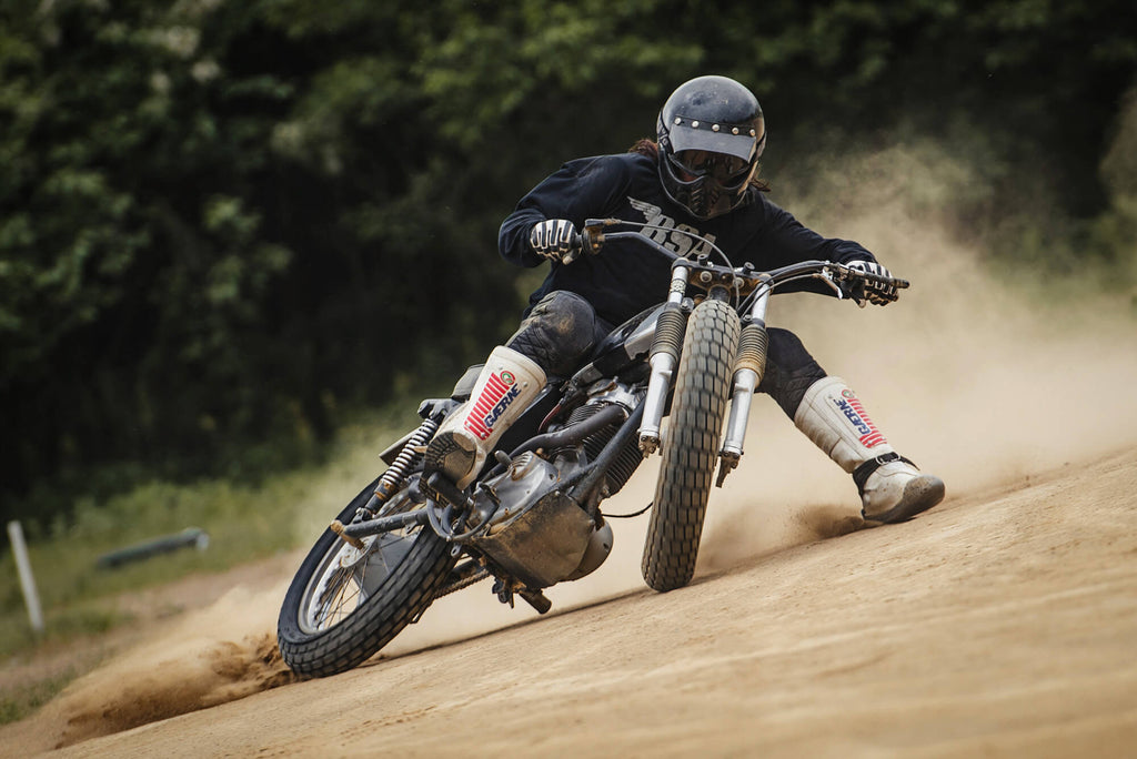 【定価45万円程】◆グローブトロッター人気のアイボリー/革バンド破れ 試着無料】エイジオブグローリー ビクトリー - バイク レザー グローブ