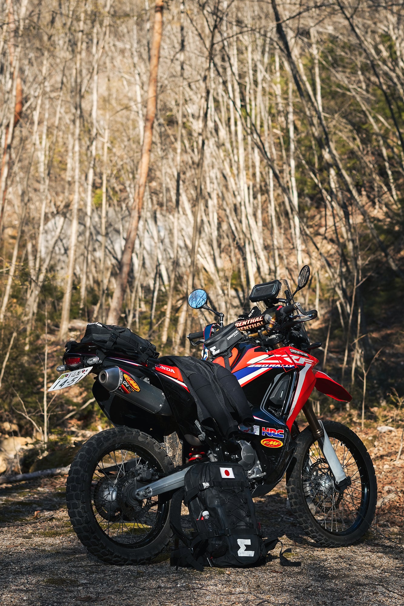 hmr_0121｜HONDA CRF250RALLY｜林道｜ENDURISTAN XSベースパック