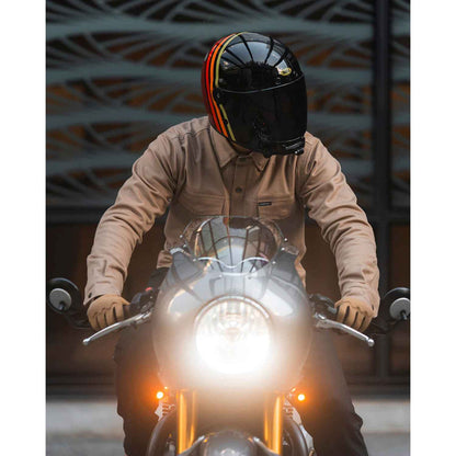 トラスティー 2.0 モーターサイクルシャツ カーキ (コピー)
