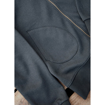 Genuine Zip Hoodie Black