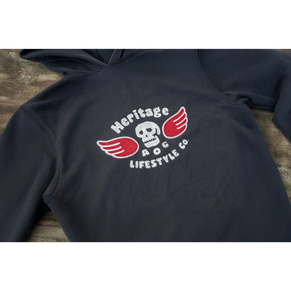 Genuine Zip Hoodie Black