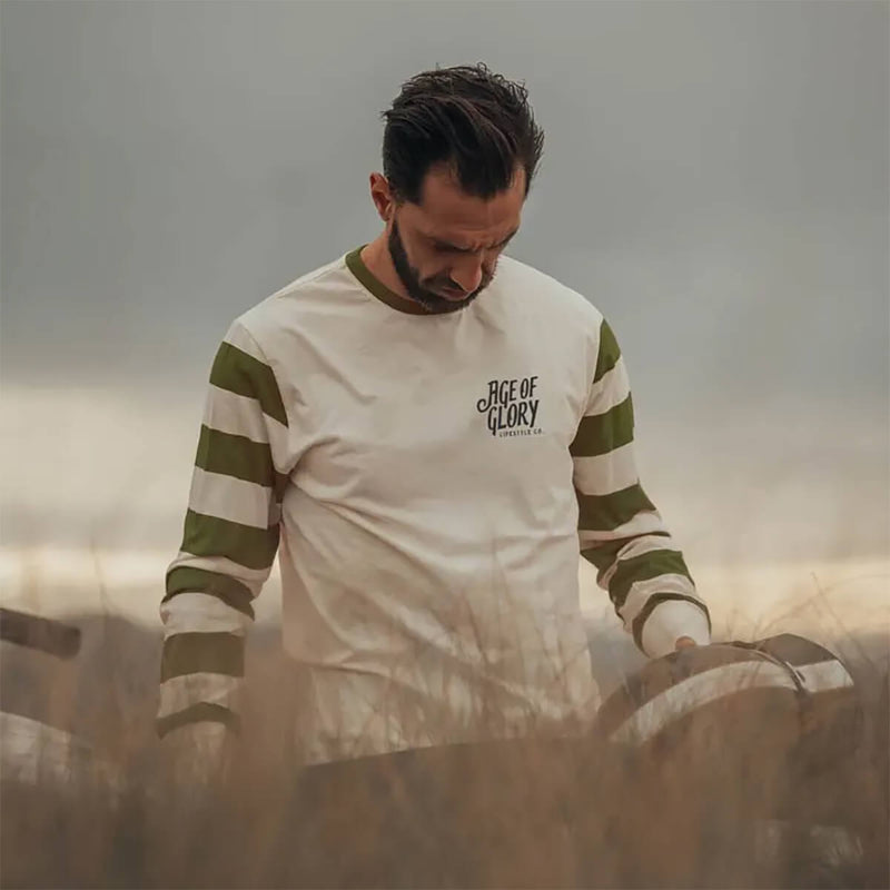 ライディング ストロング エクリュ/オリーブグリーン