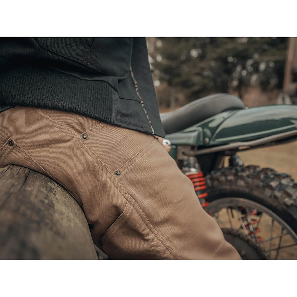 試着無料】エイジオブグローリー サービス - バイク ダブルニー パンツ