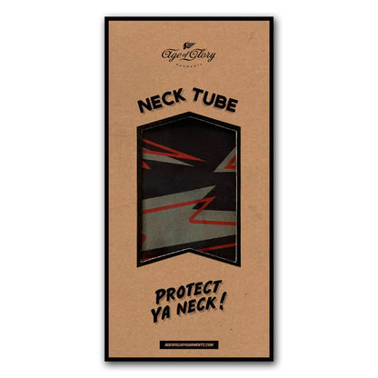 ネックチューブ（冬用・裏地フリース） ボルト ダークグリーン/ゴールド/レッド