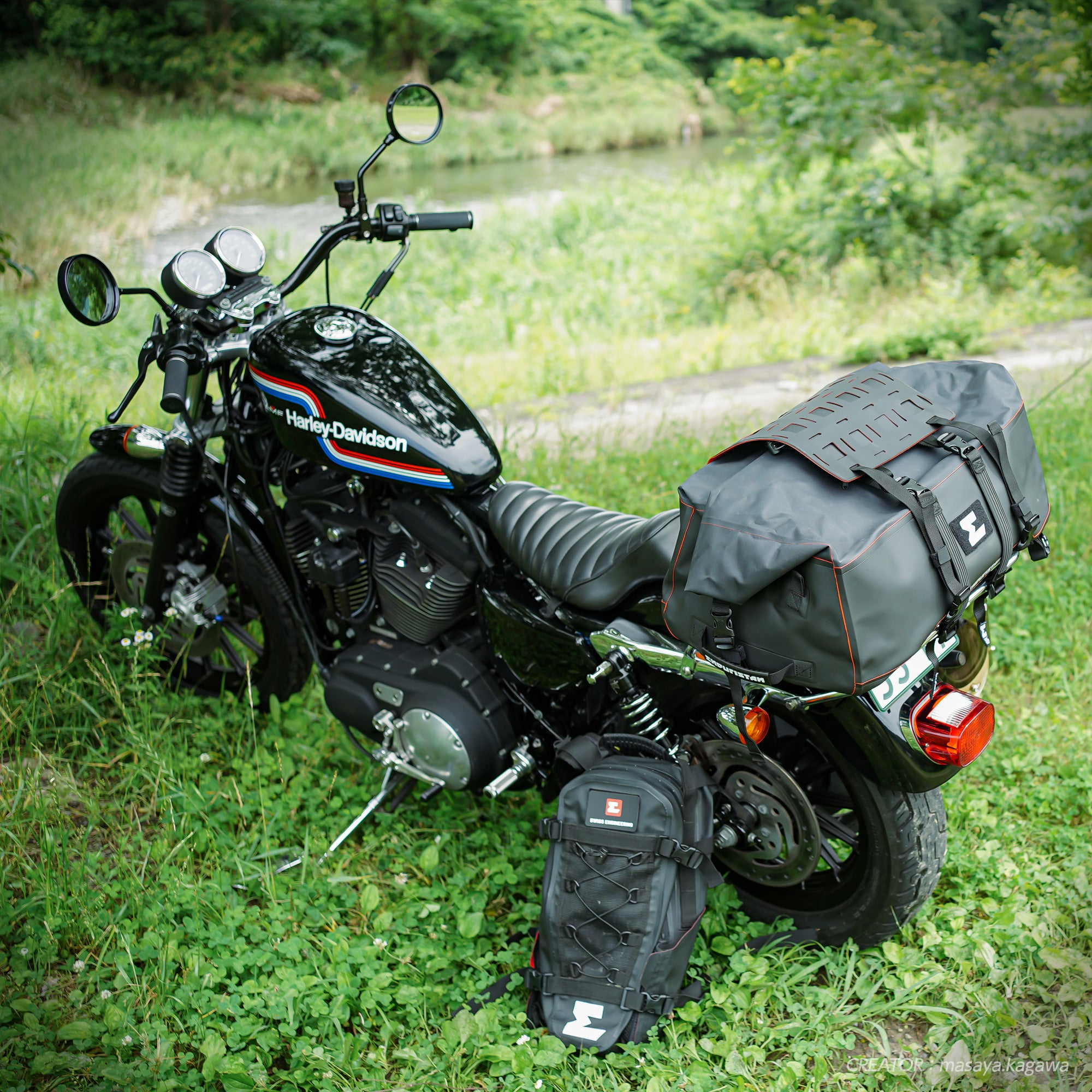 返品無料】エンデュリスタン【防水】サイクロン ドラムバッグ - バイク