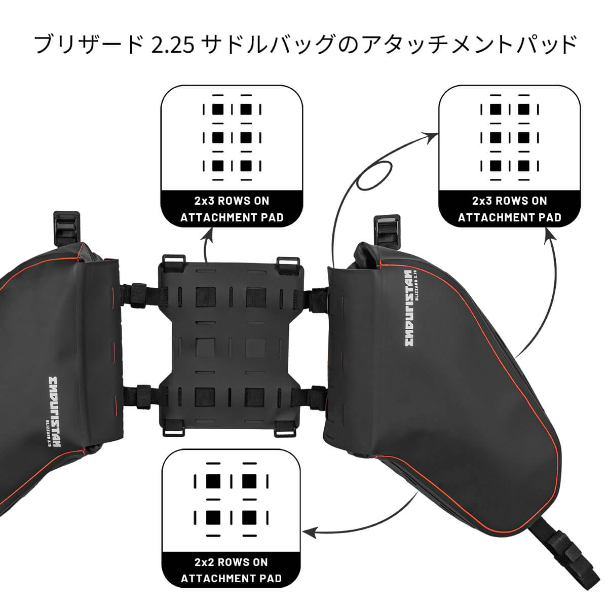 Waterproof Blizzard 2.25 Saddlebag