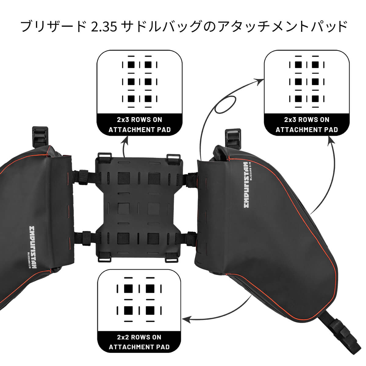 Waterproof Blizzard 2.35 Saddlebag