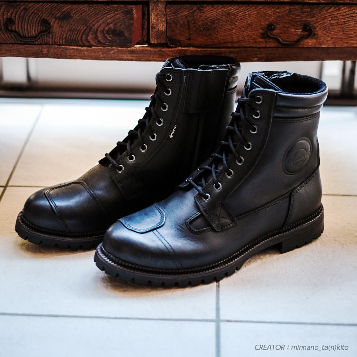 【防水】Gストーン ゴアテックス ブラック