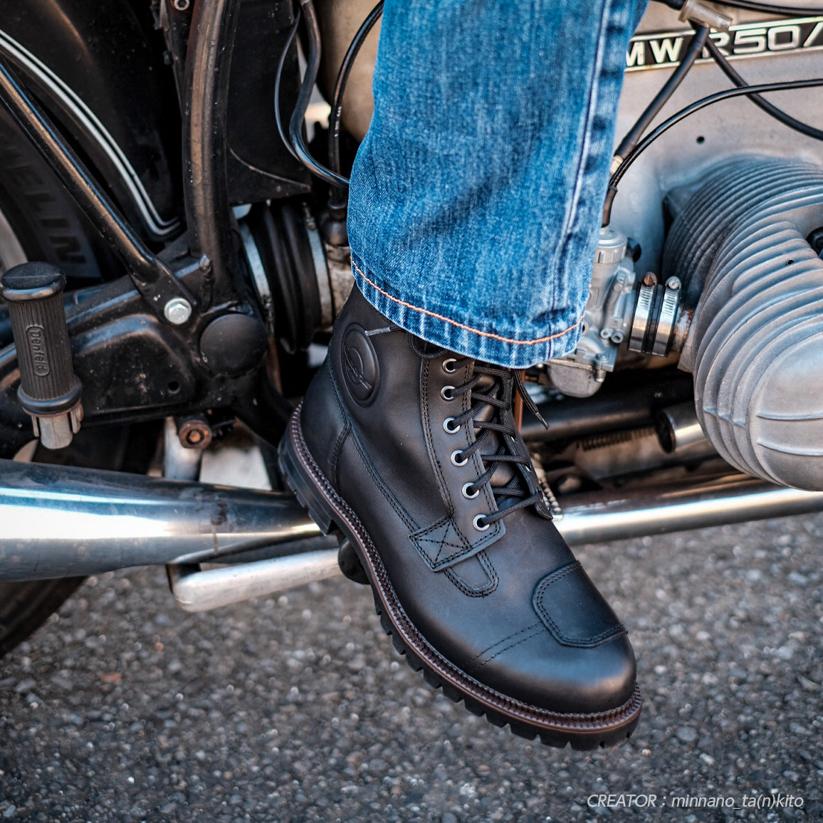 【防水】Gストーン ゴアテックス ブラック