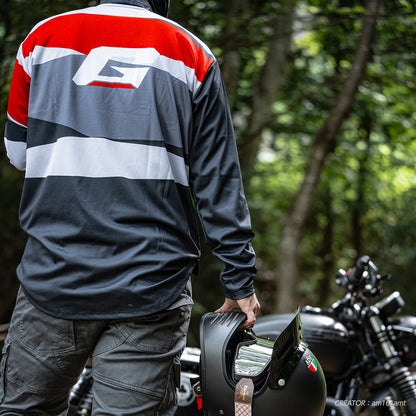 GE.60 Moto Jersey Red/Gray/Black