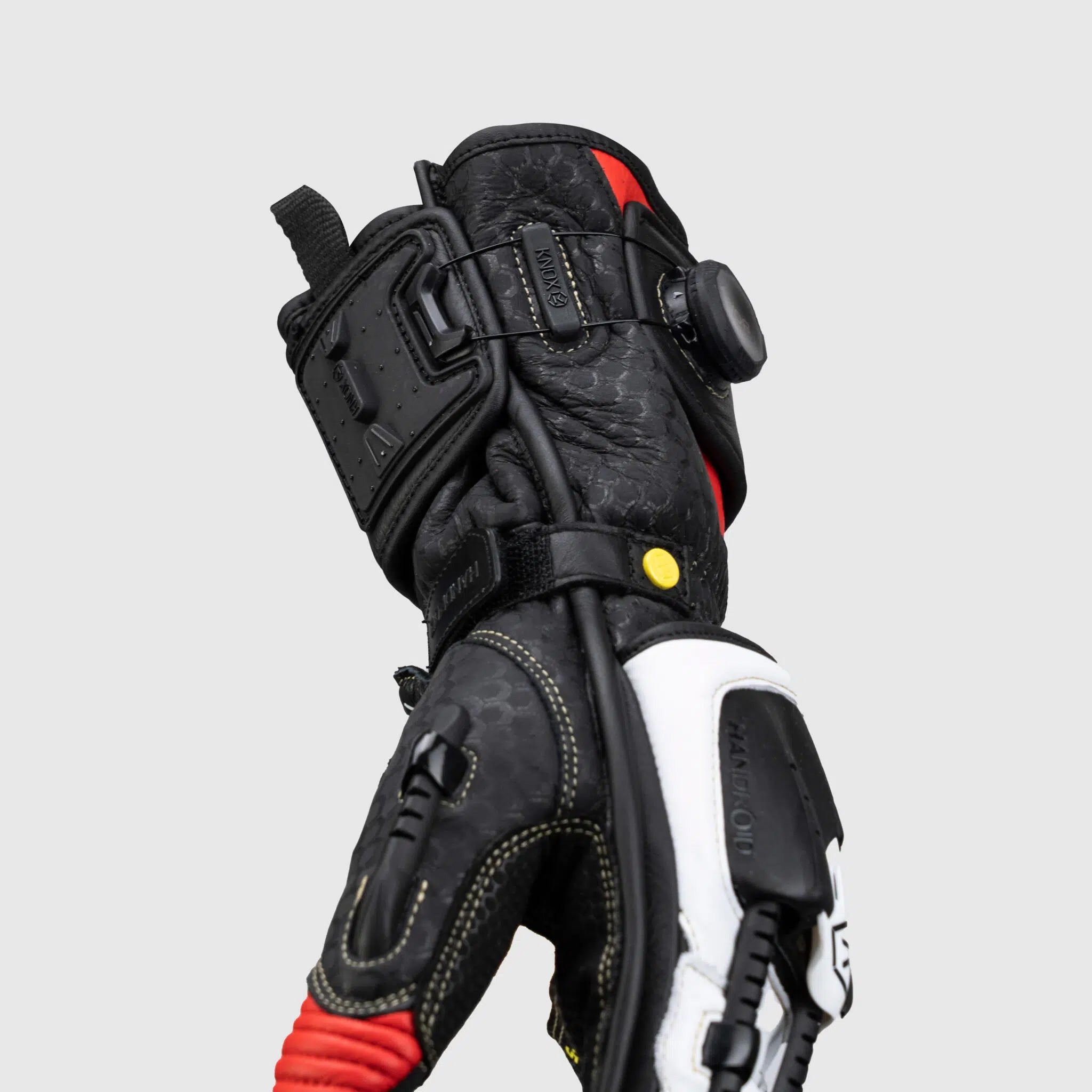 試着無料】ノックス ハンドロイド マーク5 - バイク グローブ 本革