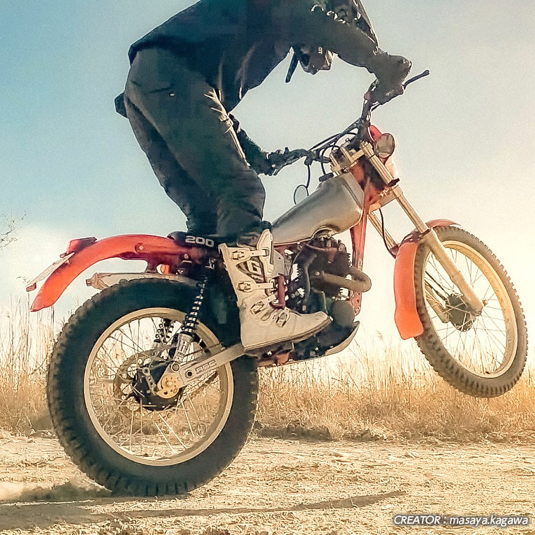 試着無料】ガエルネ サイファーJ - オフロードブーツ エンデューロ