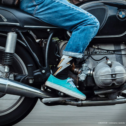 ボルト ソックス ブラック/イエロー/オフホワイト