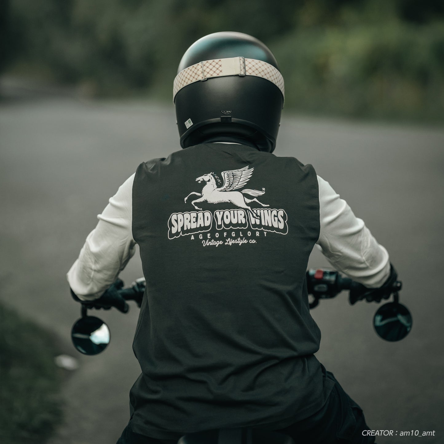 ペガサス ウォッシュブラック/エクリュ