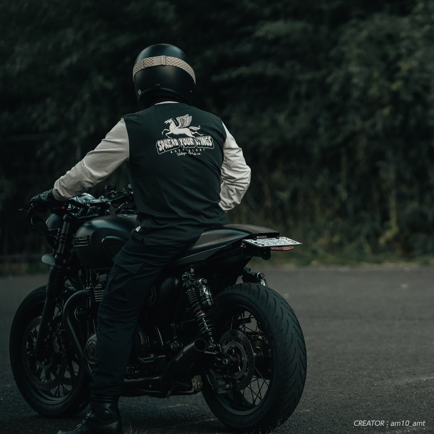 ペガサス ウォッシュブラック/エクリュ