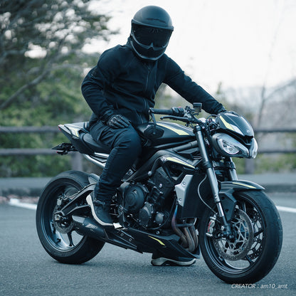 シールド フルジップ フーディ [CE規格AAA] ブラック