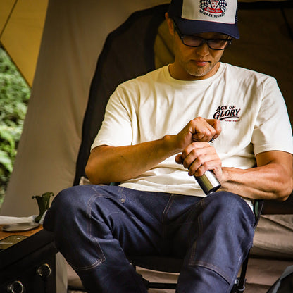 Team Tracker Cap Off-White/Navy