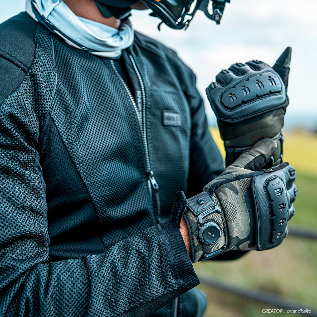 試着無料】バイク インナープロテクター メッシュジャケット 春夏用